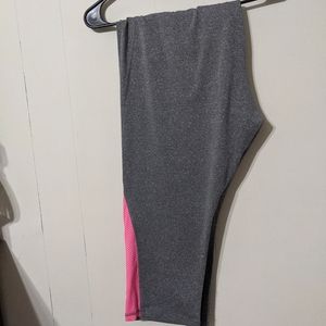 Grey and pink leggings